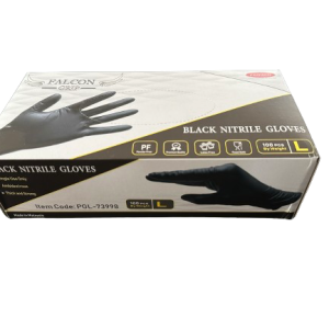 Falcon Grip Black Nitrile Gloves