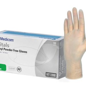 Vitals Vinyl Powder Free Gloves